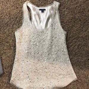 American Eagle sequin tank